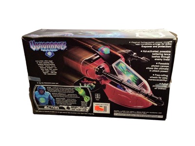 Lot 350 - Hasbro Visionaries (1987) Knights of Magical Light Lancer Cycle (Spectral Knights) Vehicle & Driver Set with Ectar 5" action figure, boxed (opened with original internal packaging) No.7820 (1)