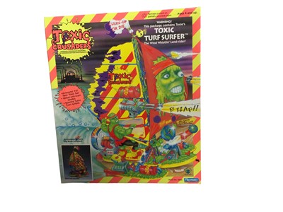 Lot 359 - Playmates (1991) Toxic Crusaders (Hideously Deformed Creatures of Superhuman Size & Strength) Toxic Turf Surfer, boxed (opened with original internal packaging) No. 2505 (1)