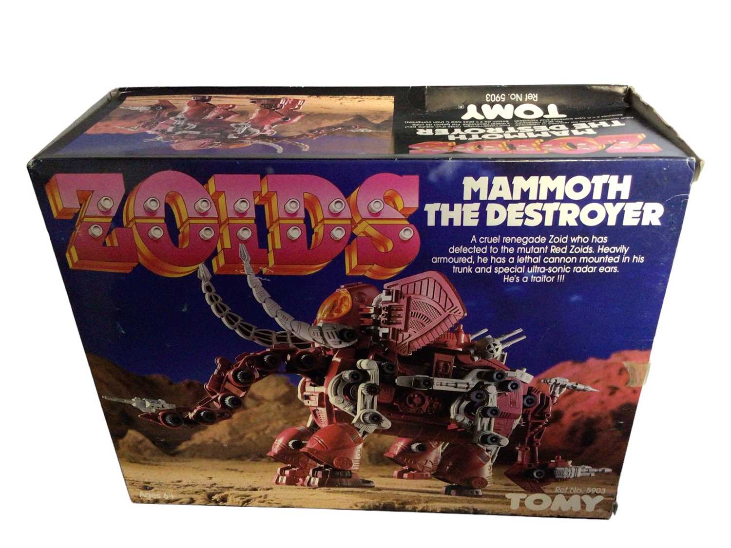 Lot 373 - Tomy (1984) Zoids Mammoth The Destroyer, taped box (slighted compressed) No. 5903 (1)