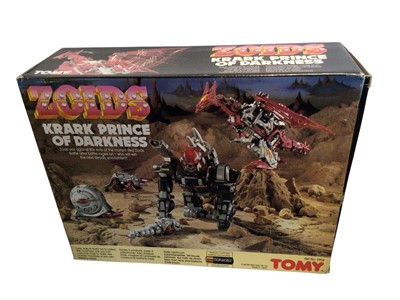 Lot 375 - Tomy (1984) Zoids Krak Prince of Darkness, taped boxed No. 5904 (1)