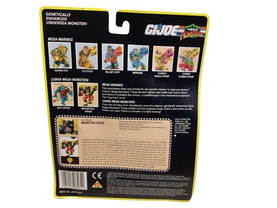 Lot 262 - Hasbro (1991-1993) G I Joe Mega Monsters Monstro-Viper Cobra Monsters No. 06073, G I Joe Talking Battle Commanders Overkill B.A.T. Leader  No. 6754 & Battle Beasts Shadow Warriors No. 5303, all on...