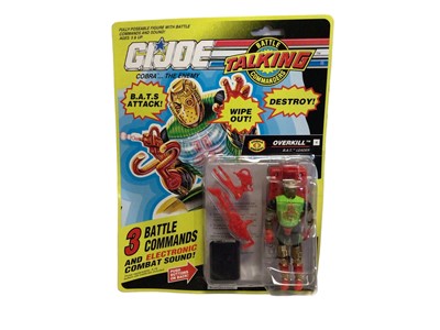 Lot 262 - Hasbro (1991-1993) G I Joe Mega Monsters Monstro-Viper Cobra Monsters No. 06073, G I Joe Talking Battle Commanders Overkill B.A.T. Leader  No. 6754 & Battle Beasts Shadow Warriors No. 5303, all on...