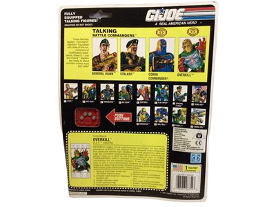 Lot 262 - Hasbro (1991-1993) G I Joe Mega Monsters Monstro-Viper Cobra Monsters No. 06073, G I Joe Talking Battle Commanders Overkill B.A.T. Leader  No. 6754 & Battle Beasts Shadow Warriors No. 5303, all on...