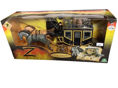 Lot 273 - Giochi Preziosi (France c2004) Zorro Runaway Armored Coach, in window box (1)