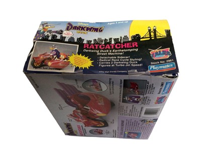 Lot 279 - Playmates (c1991) Disney's Darkwing Duck Thunderquack Jet No. 2962 & Ratcatcher No. 2961, both boxed (dented ends) (2)