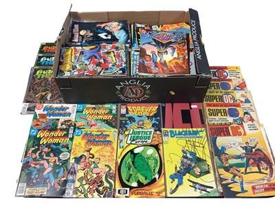 Lot 607 - Large Quantity of DC Comics mostly (1980's) to include Batman, Wonder Women, Captain Atom, Swamp Thing and others. Approximately 265 comics.