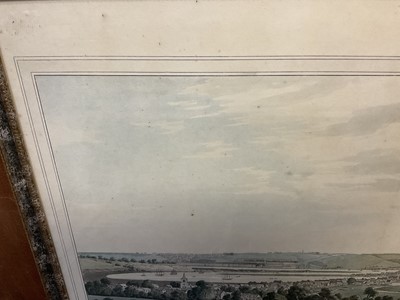 Lot 288 - William Kip & John Norden 17th century map of Kent together with a lithographic view of Rochester and Chatham