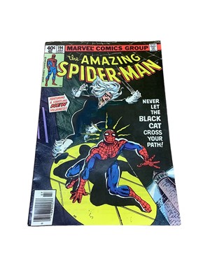 Lot 130 - Marvel Comics, The Amazing Spider-Man #194 (1979) first appearance of Black Cat. Priced 40 cents. (1)