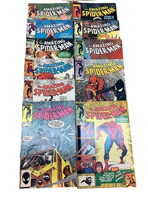 Lot 134 - Marvel comics The Amazing Spider-Man (1984). Issues 248 - 251 and 253 - 259. All priced 60 cents. (11)