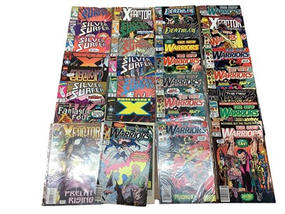 Lot 136 - Marvel Comics mixed box of mostly 1990's. To include Fantastic Four, Wolverine, X-Men, Silver Surfer and others. Approximately 100 comics.