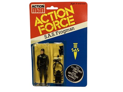 Lot 262 - Palitoy Action Man Action Force S.A.S Frogman, on card with blister pack (1)