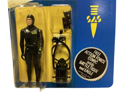 Lot 262 - Palitoy Action Man Action Force S.A.S Frogman, on card with blister pack (1)