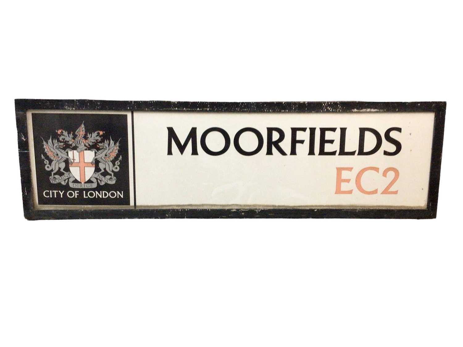 Lot 9 - Original Moorfields EC2 City of London street