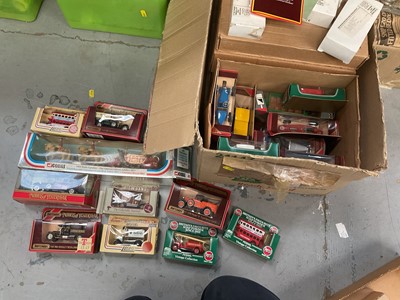 Lot 434 - Collection of Matchbox Models of Yesteryear models and Lledo Days Gone models (1 box)