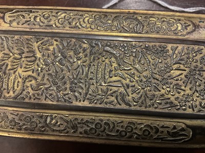 Lot 832 - 18th/19th century Japanese gilt metal pen box