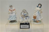 Lot 2058 - Four Royal Worcester limited edition figures,...