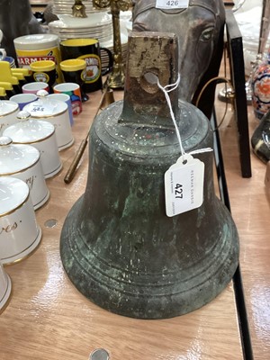 Lot 427 - Bronze bell