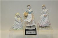 Lot 2059 - Two Royal Worcester limited edition figures -...