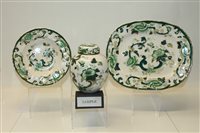 Lot 2066 - Selection of Mason's Chartreuse pattern china...