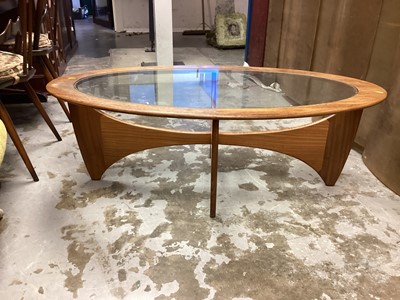 Lot 1321 - G Plan teak Astro oval coffee table