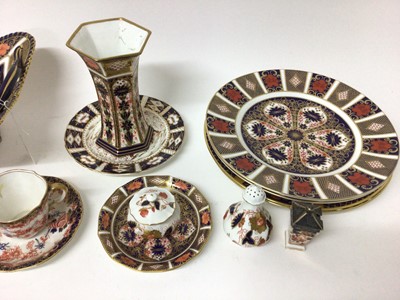 Lot 39 - Group of Royal Crown Derby and other Imari pattern china, including pattern number 1128