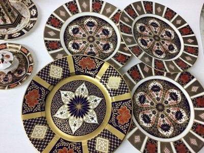 Lot 39 - Group of Royal Crown Derby and other Imari pattern china, including pattern number 1128