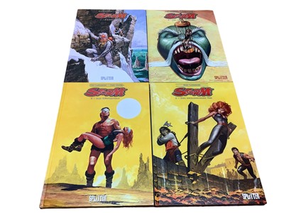 Lot 139 - Splitter collectors Edition Don Lawrence Storm 01,Storm 02, Storm 03, Storm 09 graphic novels