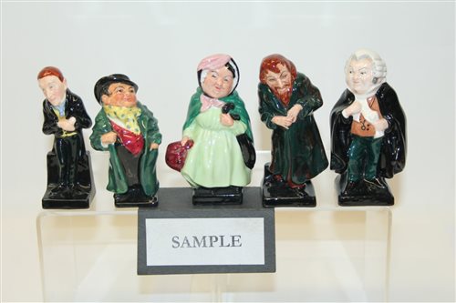 Lot 2068 - Collection of thirteen Royal Doulton Dickens...