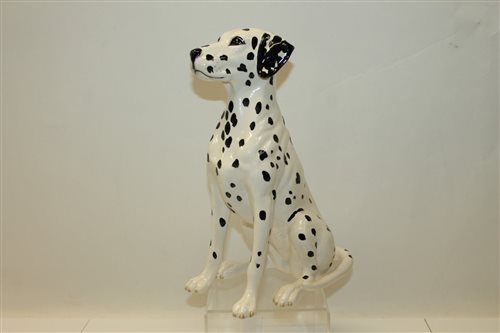 Lot 2076 - Beswick fireside figure of a Dalmatian dog,...