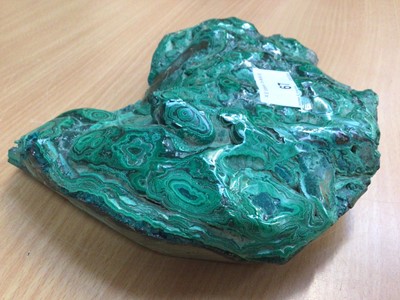 Lot 67 - Large piece of malachite