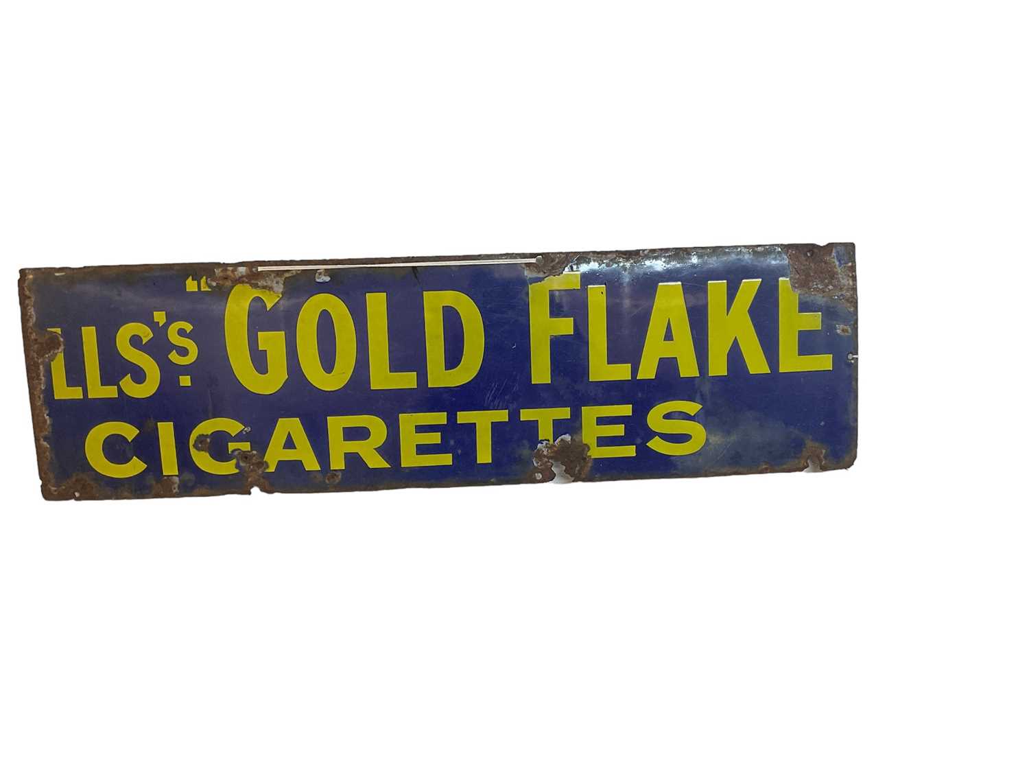 Lot 47 - Original 'Gold Flake Cigarettes' enamel