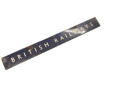 Lot 53 - Original British Railways enamel sign, 128.5 x 14.5cm