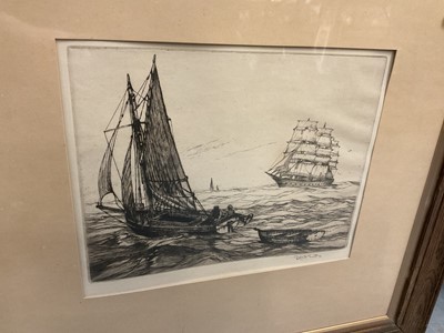 Lot 472 - Robert Henry Smith - pair of etchings