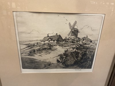 Lot 472 - Robert Henry Smith - pair of etchings