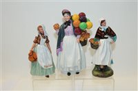 Lot 2096 - Three Royal Doulton figures - Biddy...