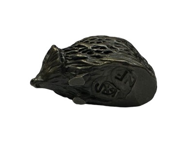 Lot 344 - Sue Maclaurin, contemporary, bronze sculpture of a Hedgehog, signed, produced by Nelson Forbes Sculpture Company, from an edition of 500