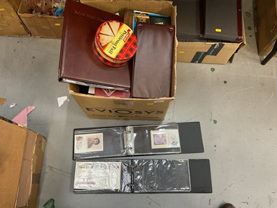 Lot 524 - Collection of First day cover albums and similar stamp accessories