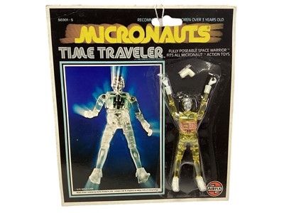 Lot 368 - Airfix Mego Corps (c1976) Micronauts Time Traveler Yellow, on card with blister pack No.50301-5 (1)