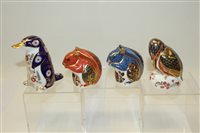 Lot 2089 - Four Royal Crown Derby Imari paperweights -...