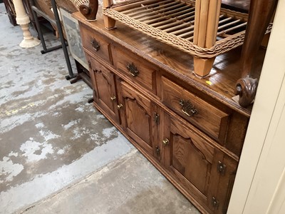 Lot 1251 - Reproduction oak sideboard in the manner of Titchmarsh & Goodwin