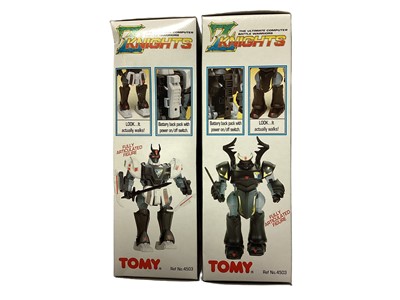 Lot 319 - Tomy (1986) Z Knights (The Ultimate Computer Battle Wariors) kit battle robots (6)