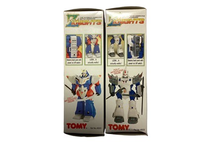 Lot 319 - Tomy (1986) Z Knights (The Ultimate Computer Battle Wariors) kit battle robots (6)