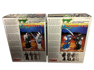 Lot 319 - Tomy (1986) Z Knights (The Ultimate Computer Battle Wariors) kit battle robots (6)