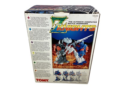 Lot 319 - Tomy (1986) Z Knights (The Ultimate Computer Battle Wariors) kit battle robots (6)