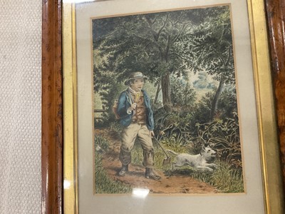 Lot 156 - Three 19th century works on paper