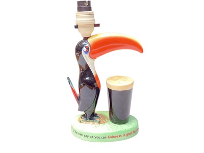 Lot 1102 - Carlton Ware Guinness Toucan table lamp GA/2178