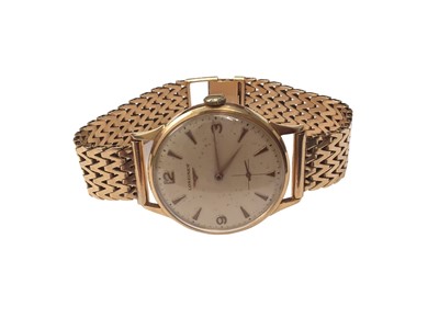 Lot 36 - 1950s Longines 18ct gold cased gentlemen's wristwatch