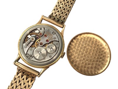 Lot 36 - 1950s Longines 18ct gold cased gentlemen's wristwatch