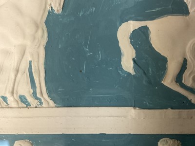 Lot 930 - Two large original John Henning Grand Tour plaster friezes