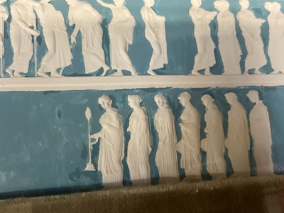 Lot 930 - Two large original John Henning Grand Tour plaster friezes